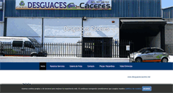 Desktop Screenshot of desguacescaceres.net