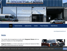 Tablet Screenshot of desguacescaceres.net